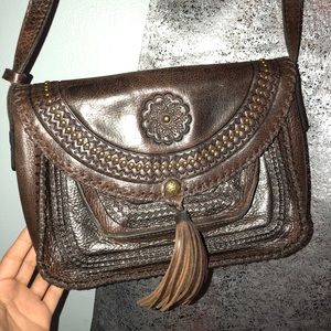 Patricia Nash Beaumont Distressed Crossbody Bag